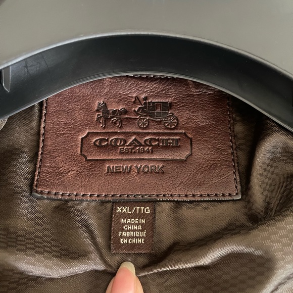 Coach Leather Racer Jacket - Picture 6 of 6